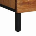 vidaXL Highboard s poličkou Hnedá 60 x 33 x 100 cm Masívne mango drevo