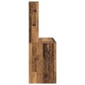 vidaXL Stôl Staré drevo 91 x 50 x 149 cm Kompozitné drevo