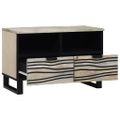 vidaXL TV jednotky 70 x 33 x 46 cm Biela Kompozitné drevo