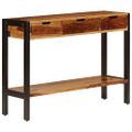 vidaXL Príborník s 3 zásuvkami 110x35x75 cm masívne akáciaové drevo