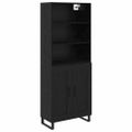 vidaXL Highboard 2 ks Čierny dub 69,5 x 34 x 180 cm