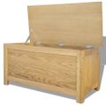 vidaXL Úložný box 90x45x45 cm, dubový masív