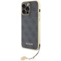 Puzdro Guess pre iPhone 15 Pro Max 6,7" GUHCP15XGF4GGR sivá HC PU 4G Charm