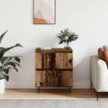 vidaXL Servírovacia skriňa Staré drevo 60 x 35 x 70 cm