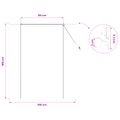 vidaXL Roleta Hnedá 130 x 160 cm Bambus