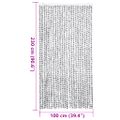 vidaXL Záves proti hmyzu sivý a tmavosivý 100x220 cm ženilka