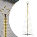 vidaXL LED vianočný stromček 495 LED teplá biela 300,5 cm