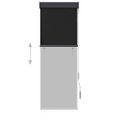 vidaXL Vonkajšia zatemňovacia roleta 60x250 cm antracitová