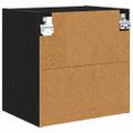 vidaXL Závesná skrinka Čierny dub 40 x 29,5 x 40 cm Kompozitné drevo