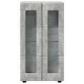 vidaXL Servírovacia skriňa FLORIN 55,5 x 29 x 100 cm Betónová šedá