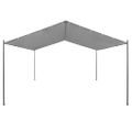 vidaXL Záhradný altánok 400x400x260 cm oceľový antracitový