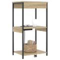 vidaXL Nočný stolík Sonoma dub 41 x 31 x 76 cm Kompozitné drevo