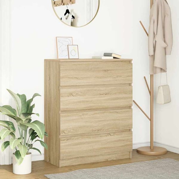 vidaXL Komoda dub sonoma 80x35x99 cm spracované drevo