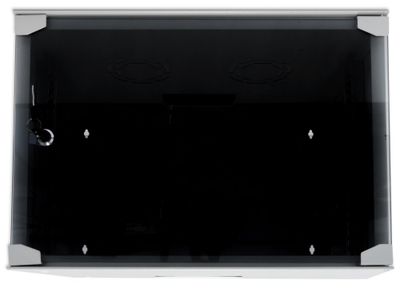 XtendLan 7U/520x400, na zeď, jednodílný, rozložený, skleněné dveře, šedý Rozvadec, 19", na stenu, jednodílný, výška 7U, 520 x 400, sklenené dvere, šedý