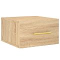 vidaXL Nástenný nočný stolík dub sonoma 35x35x20 cm