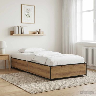 vidaXL Rám postele Dub artisan 80 x 200 cm Kompozitné drevo