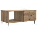 vidaXL Konferenčný stolík Dub artisan 90 x 50 x 40 cm Kompozitné drevo