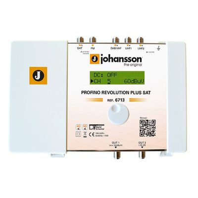 Anténny zosilňovač programovateľný Johansson 6713 Profine Revolution Plus SAT