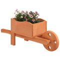 vidaXL Fúrikové kvetináče 2 ks 47x15x19 cm jedľový masív