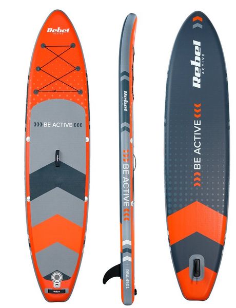 Paddleboard SUP REBEL ACTIVE RBA-4501-OR so sedátkom, oranžový 11'6" 350x81x15cm Paddleboard SUP REBEL ACTIVE RBA-4501-OR so sedátkom, oranzový 11'6" 350x81x15cm