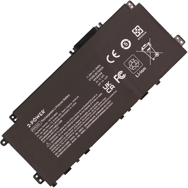 2-POWER Batéria 11,55V 3400mAh pre HP Pavilion 13-bb1000 series , HP Pavilion 14-dv0000 series