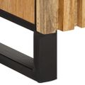 vidaXL Komoda 90x34x75 cm surový mangovníkový masív