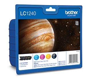 LC-1240VALBP (atrament multipack-čierna+tri farby)