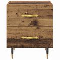 vidaXL Nočný stolík Staré drevo 40 x 35 x 47,5 cm Kompozitné drevo