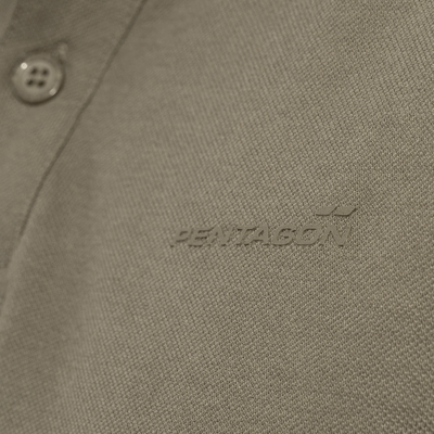 K09047-01-Black-L Pentagon Moth Piquet Polo Shirt