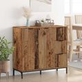 vidaXL Servírovacia skriňa Staré drevo 89,5 x 33 x 82 cm