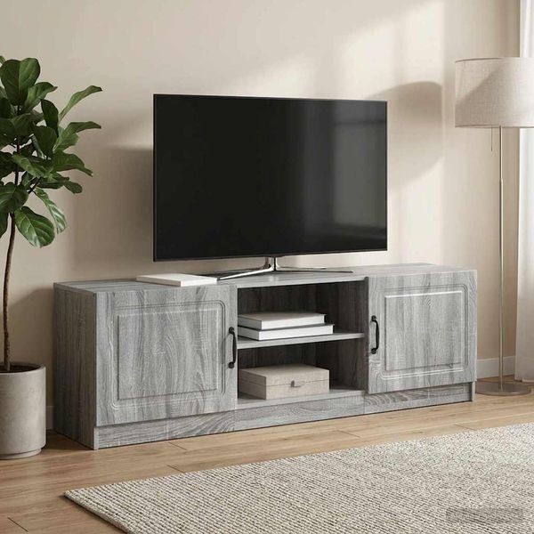 vidaXL TV skrinka Sivá sonoma 150 x 31 x 47 cm Kompozitné drevo