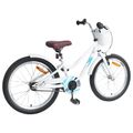 vidaXL Detské Kolo 18 Palcov pre deti od 5 do 7 rokov Biela