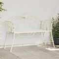 vidaXL Záhradná lavička 2-Počet miest 130 x 47 x 90 cm Oceľ