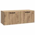 vidaXL Nástenná TV skrinka 78,5 x 31 x 30 cm Dub artisan