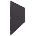 vidaXL Obrubník trávnika 10 ks 25 x 103 cm Čierna