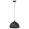 vidaXL Závesné lampy 2 ks, výškovo nastaviteľné, E27, čierne, Ø 30 cm, kovové