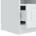 vidaXL TV skrinka Biela 102 x 34,5 x 47 cm Kompozitné drevo