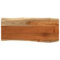 vidaXL Stolová doska 100x40x3,8 cm obdĺžnik masívna akácia živá hrana
