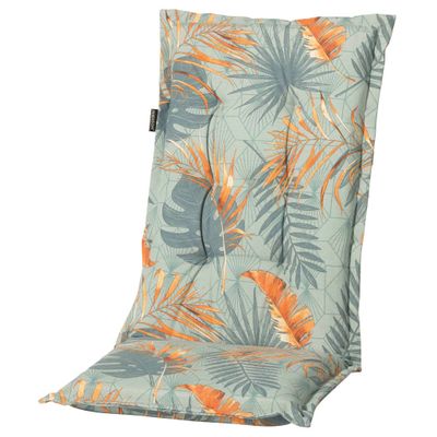 423658 Madison "Outdoor" High-back Chair Cushion "Dotan" 123x50cm Blue and Orange