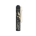 I3T 2 EOS
(Dragon & Phoenix Golden Black) OLIGHT 1 x 1.5V AAA Alkaline 
Battery (Inclu