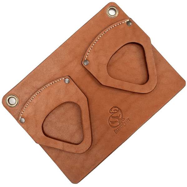 LC_WH_02 Beavercraft Double Leather Tool Wall Hanger
