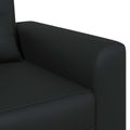 vidaXL Kreslo Čierna Umelá koža