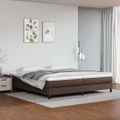 vidaXL Boxspring posteľ s matracom hnedá 200x200 cm umelá koža