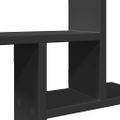 vidaXL Nástenné police 2 ks čierne 38x12x38 cm kompozitné drevo