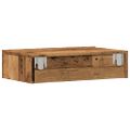 vidaXL TV skrinky s LED svetlami 2 ks staré drevo 60x35x15,5 cm