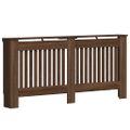 vidaXL Kryt radiátora Hnedý dub 172x19x81,5cm Kompozitné drevo