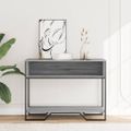 vidaXL Konzolový stolík sivý sonoma 100x35x74,5 cm kompozitné drevo