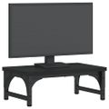 vidaXL Stojan na monitor čierny 37x23x14 cm kompozitné drevo