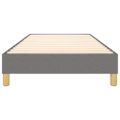 vidaXL Posteľný rám s boxspringom tmavosivá 80x200 cm látka