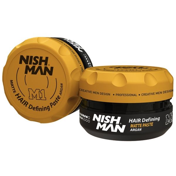 Matná pasta na vlasy NISH MAN Matte paste argan 100 ml